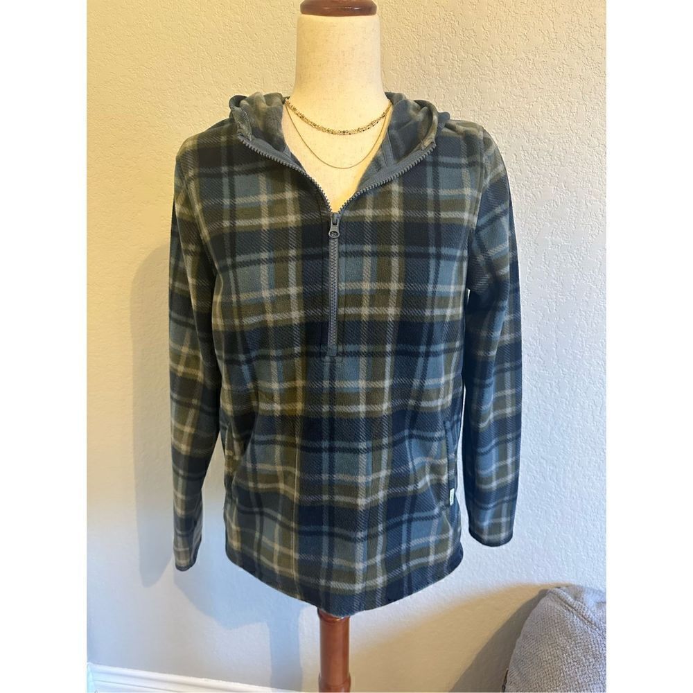 NWOT O’Neill Women Julia Pullover Flannel Fleece 1/4 Zip Sweatshirt - Size Small